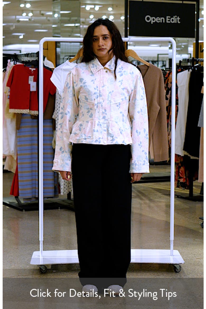 Sloan Peplum Denim Jacket video
