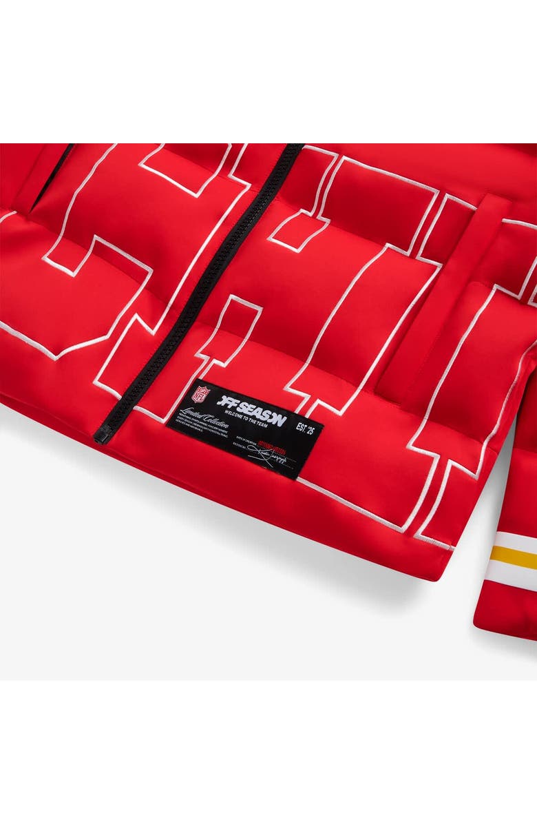 Off Season Unisex Red Kansas City Chiefs Team Puffer Jacket, Alternate, color, Red