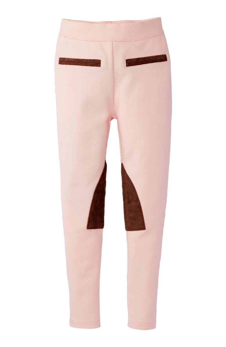 Hope & Henry Girls' Ponte Riding Pant, Infant, Main, color, Light Pink