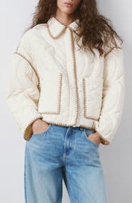 MANGO Quilted Jacket