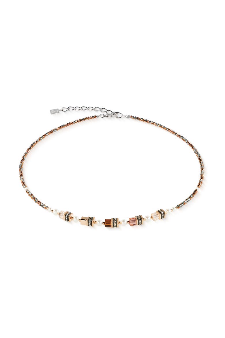 Sparkling Princess Necklace, Main, color, Mocha Mousse