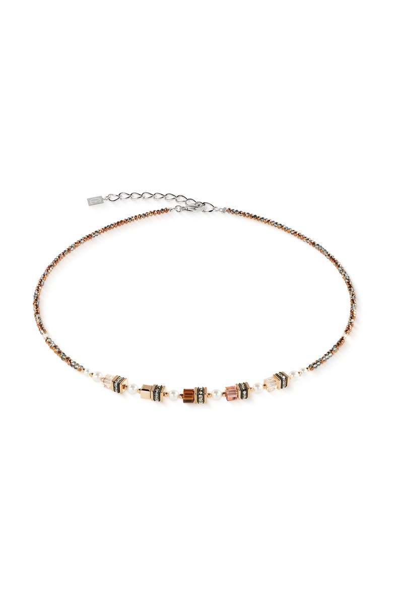 COEUR DE LION Sparkling Princess Necklace, Main, color, Mocha Mousse