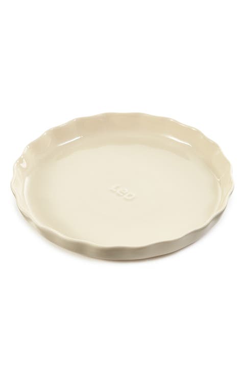 Leo Balance Rippled 11-Inch Ceramic Pie Dish