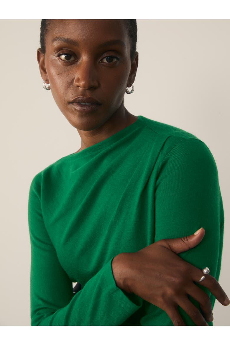 Rona Merino Top, Alternate, color, Green