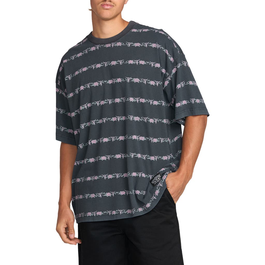Billabong Raging Bull Floral Stripe T-shirt