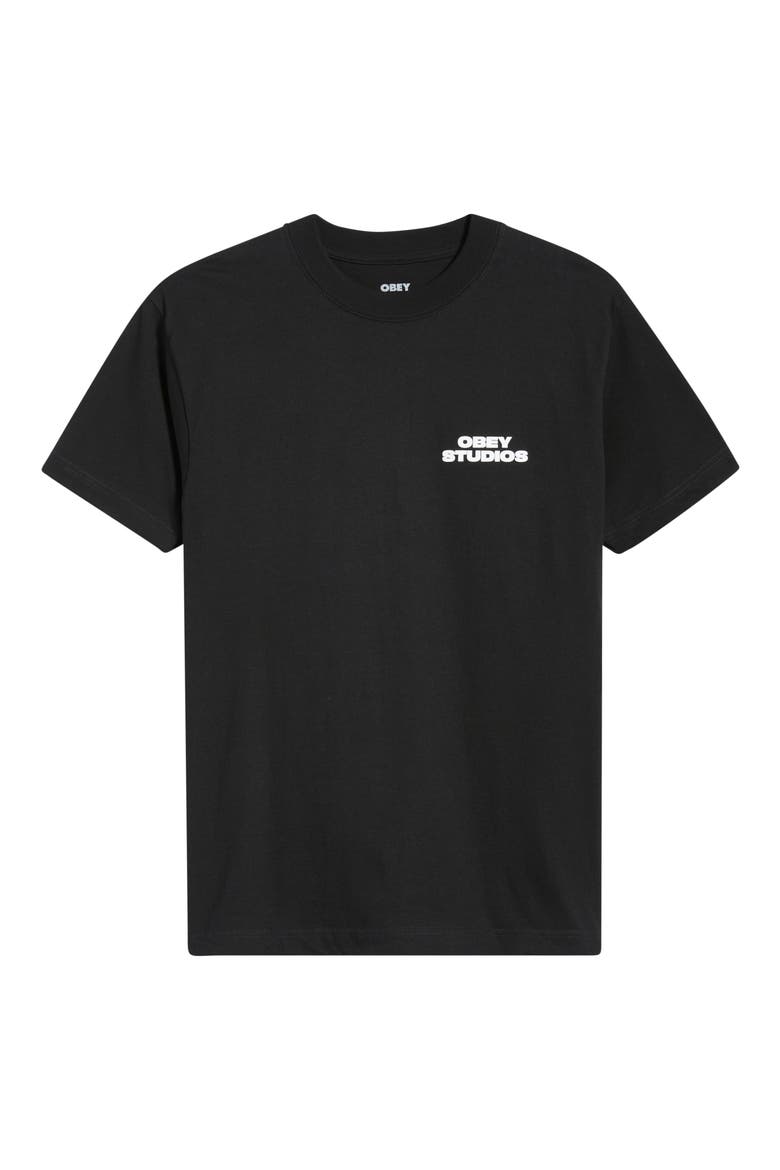 Sky Face Graphic T-Shirt, Alternate, color, BLACK