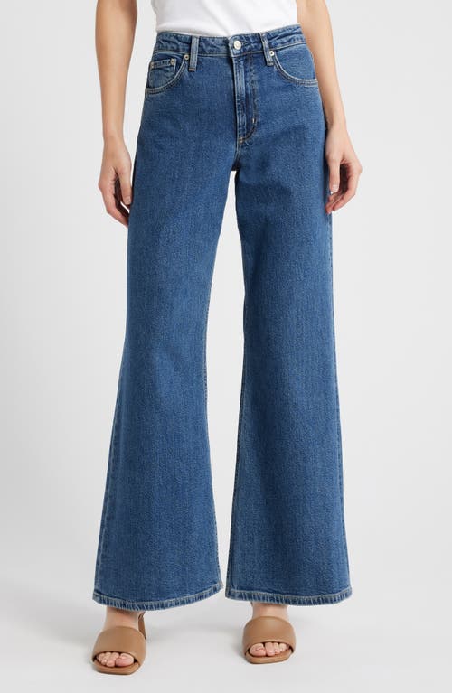 Rails Getty High Waist Wide Leg Jeans In Pebble Blue