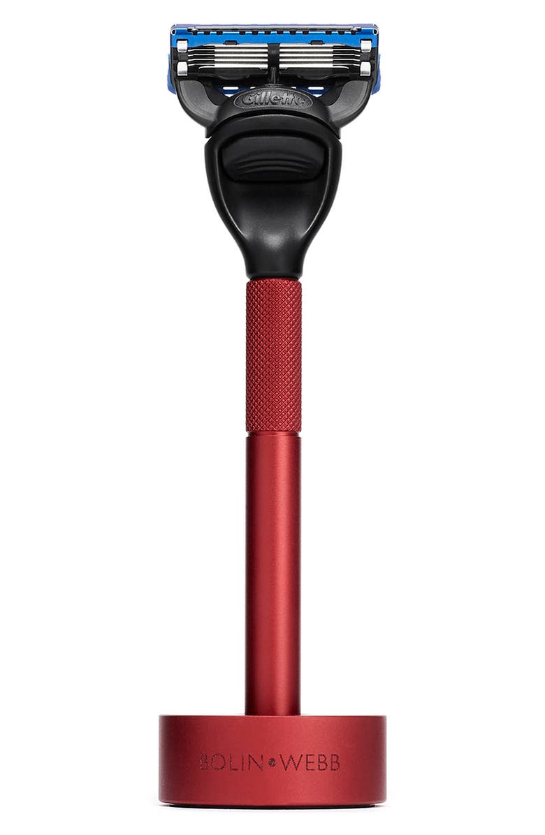 BOLIN WEBB Generation Red Razor & Stand, Main, color, 