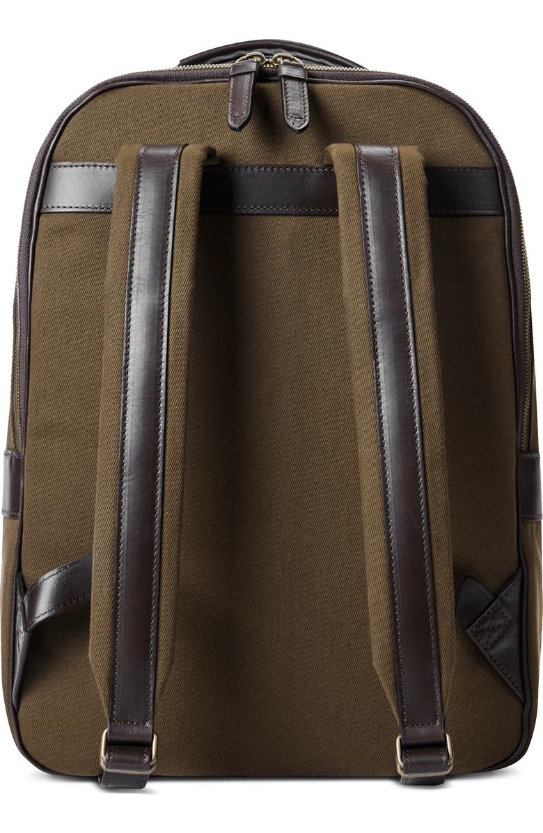 Shinola Runwell Canvas & Leather Laptop Backpack, Alternate, color,