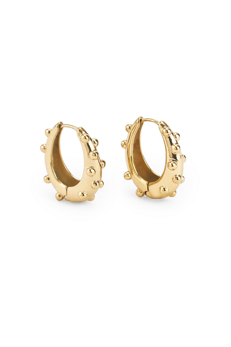 Bubble Bella Earrings, Main, color, Gold