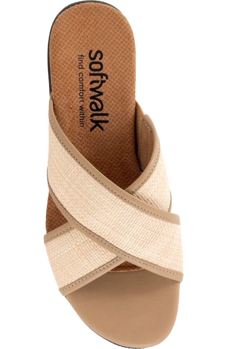 SoftWalk<sup>®</sup> Tillman 6.0 Slide Sandal, Alternate, color, Beige