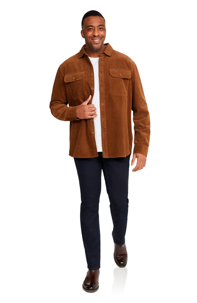 Johnny Bigg Stan Relaxed Fit Corduroy Overshirt, Alternate, color, 