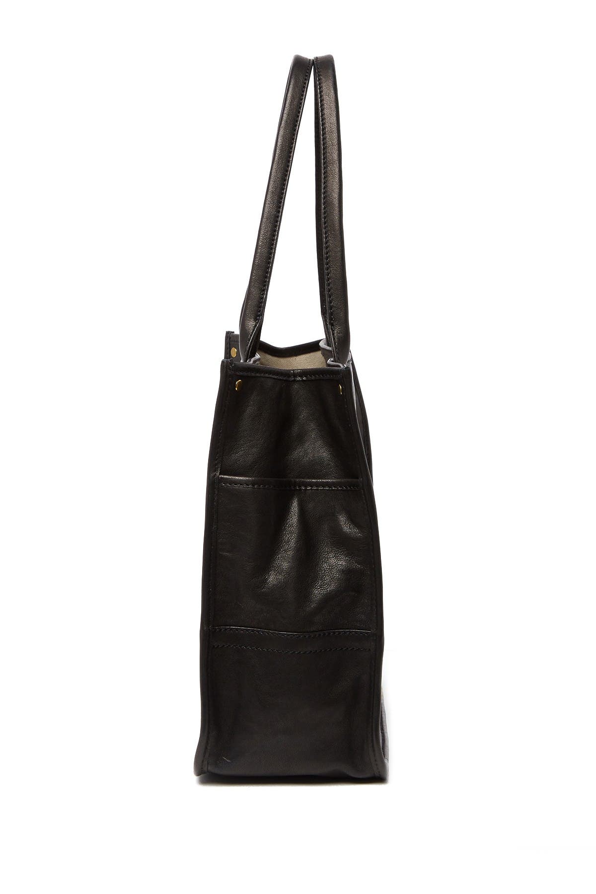 Frye Madison Shopper Leather Tote Bag, Alternate, color, 