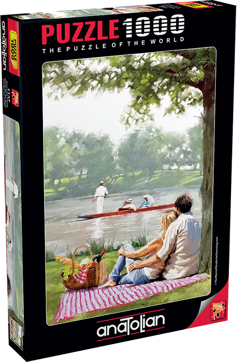 Picnic by the River 1000 piece Jigsaw Puzzle for Adults