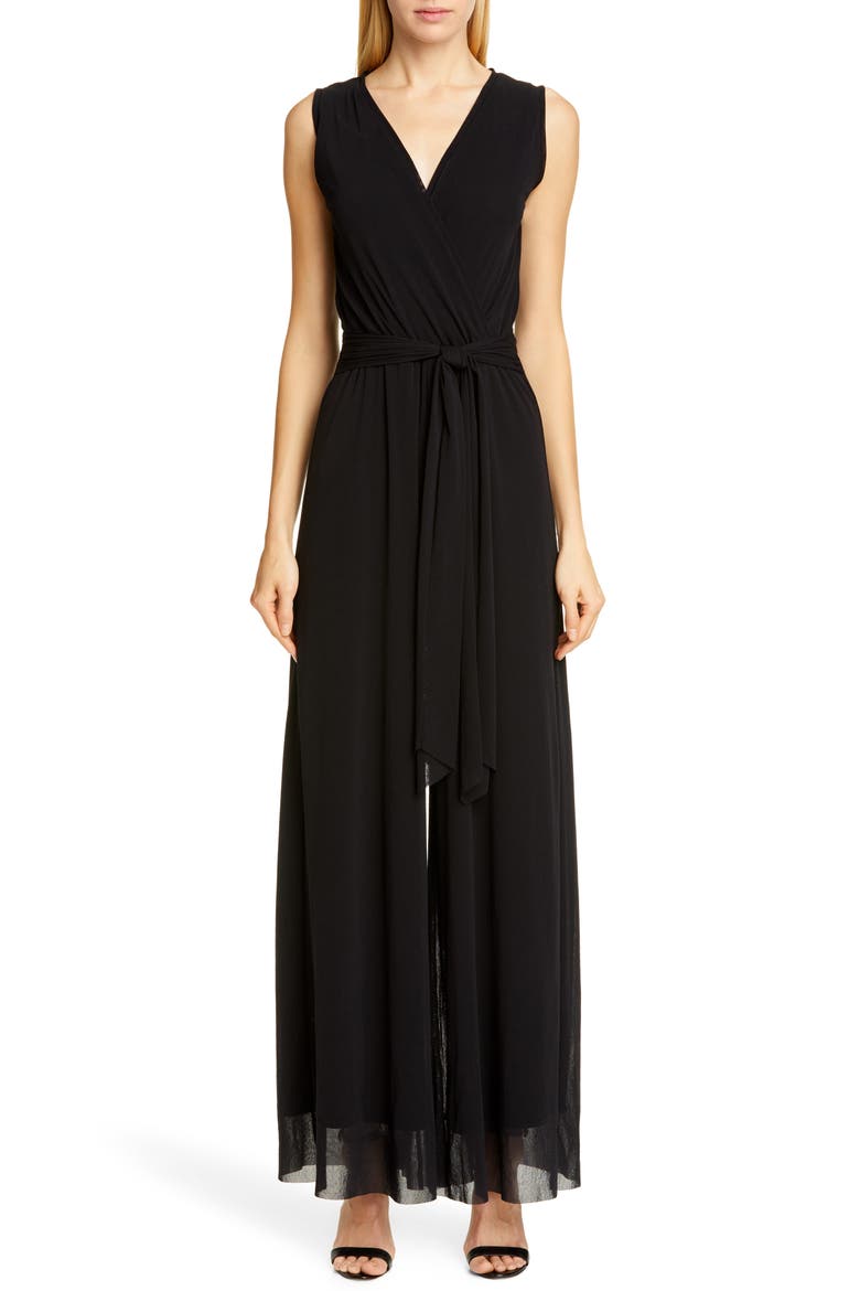 Wide Leg Jumpsuit, Main, color, NERO