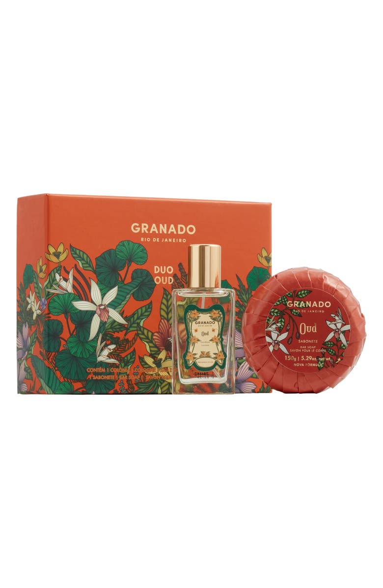 GRANADO Bar Soap & Eau de Cologne Set, Main, color, Oud