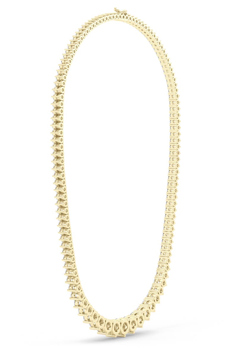 Graduated Lab Grown Diamond Tennis Necklace, Alternate, color, 18K YELLOW GOLD