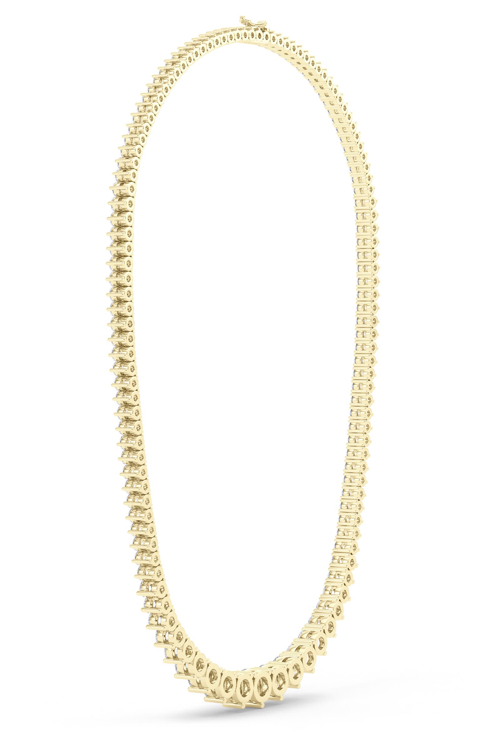 HauteCarat Graduated Lab Grown Diamond Tennis Necklace (Women) | Nordstrom