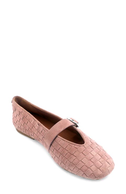 Winifred Woven Mary Jane Flat (Women)