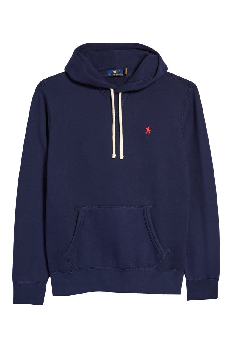 Fleece Pullover Hoodie, Main, color, CRUISE NAVY