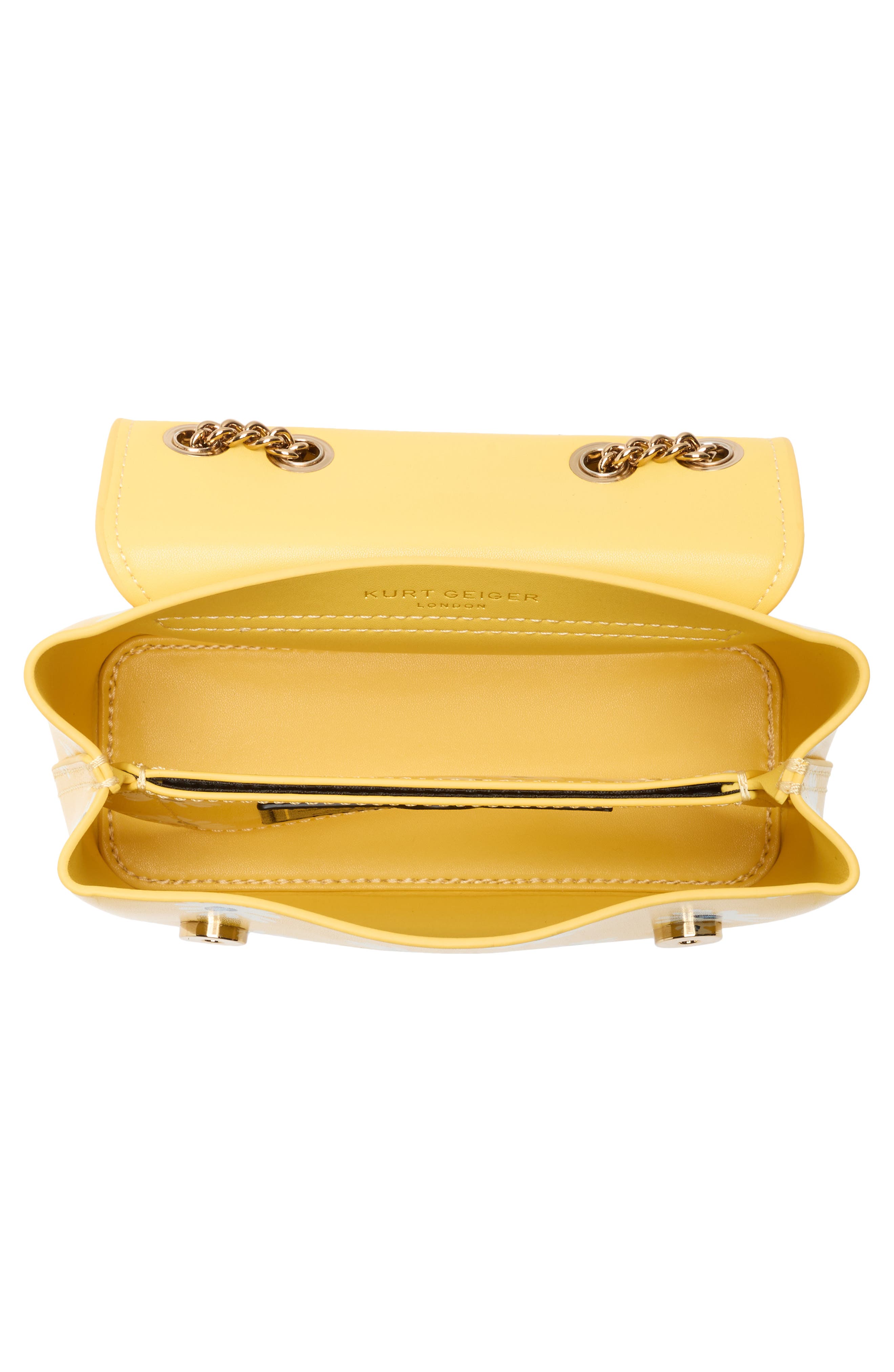 Kurt Geiger London Hampstead Mini Crossbody Bag, Alternate, color, Yellow