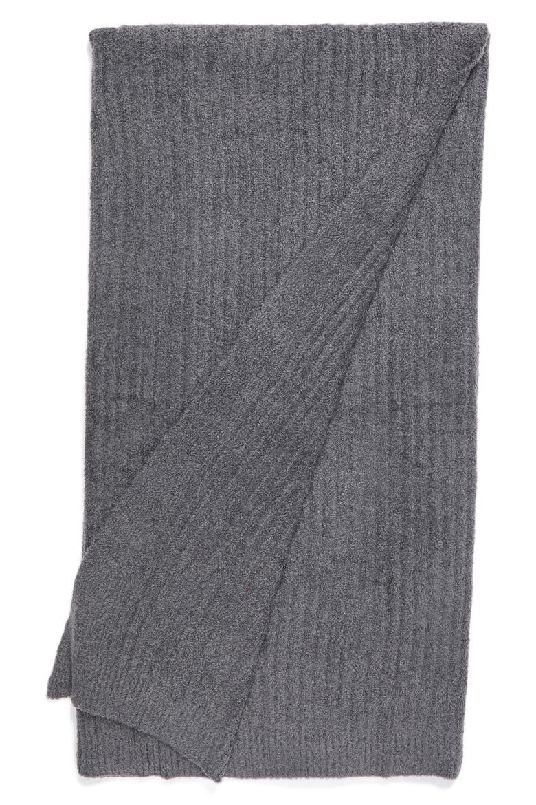 Cozychic® Ribbed Throw Blanket, Main, color, GRAPHITE