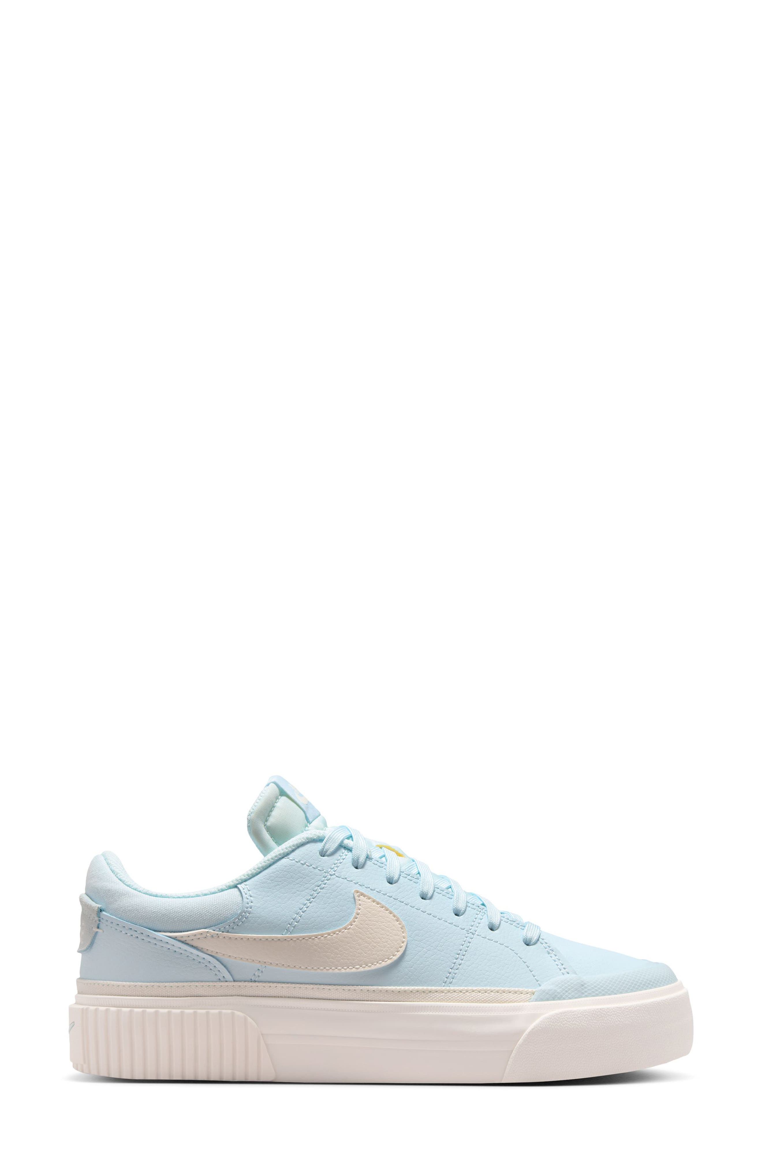 Court Legacy Lift Platform Sneaker, Alternate, color, GLACIER BLUE/ SAIL