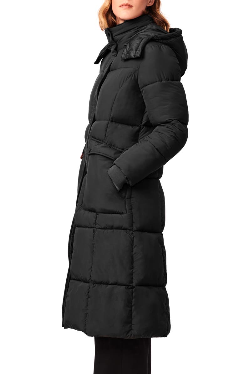 Bernardo Heavyweight Faux Fur Collar Water Resistant Puffer Coat, Alternate, color, 
