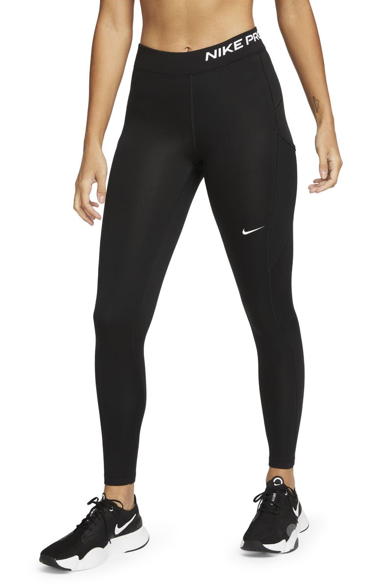 Nike Pro Therma-FIT Mid Rise Pocket Leggings, Main, color,