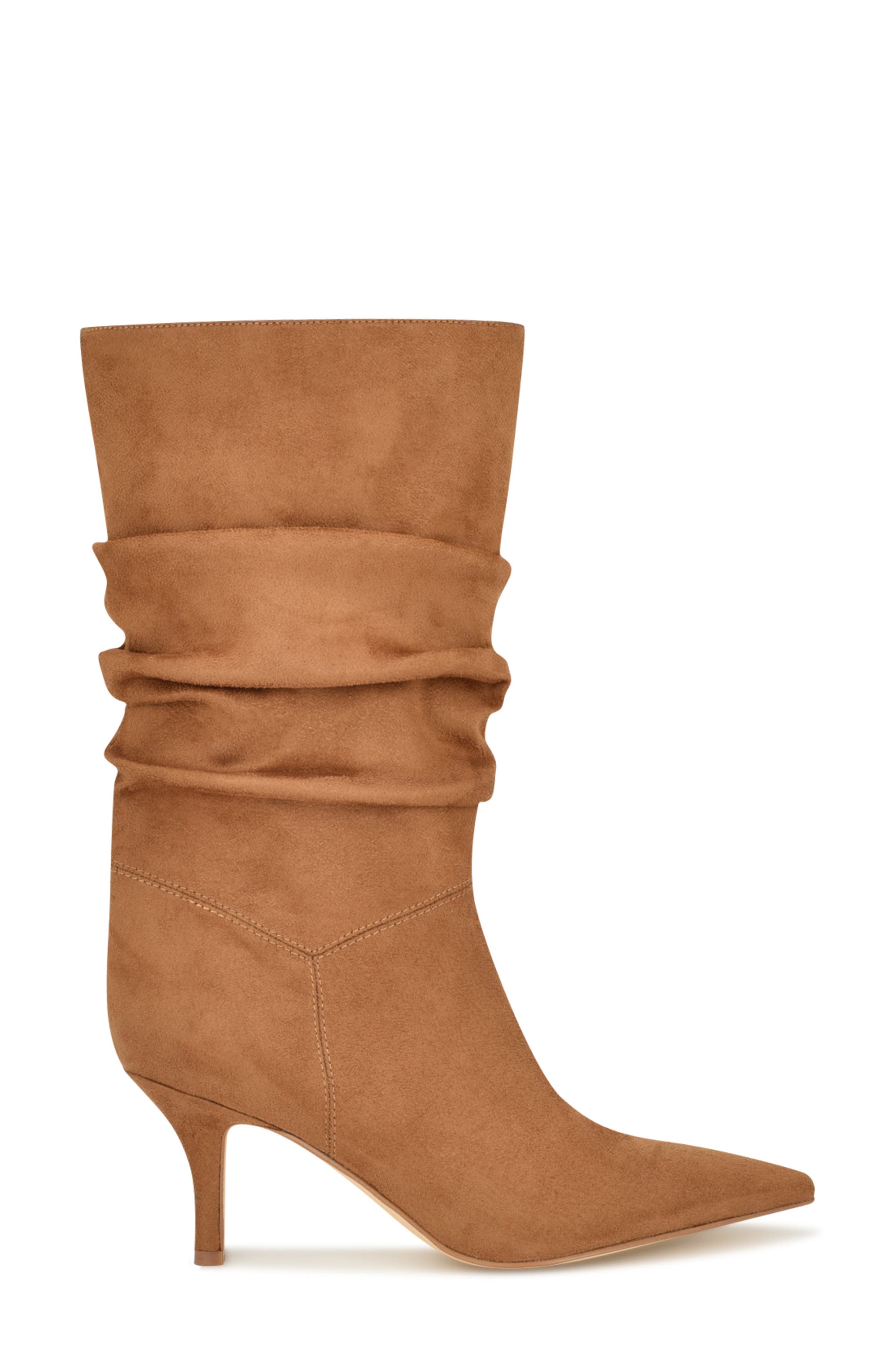 Nine West Mycki Slouch Boot, Alternate, color, Dark Natural