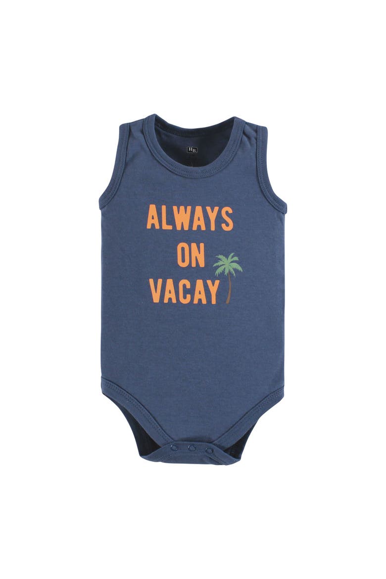 Cotton Tank-Style Bodysuits, Alternate, color, Vacay