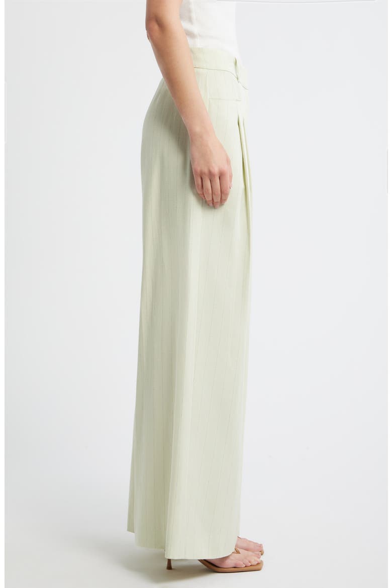 Wide Leg Trousers, Alternate, color, GUAVA STRIPE