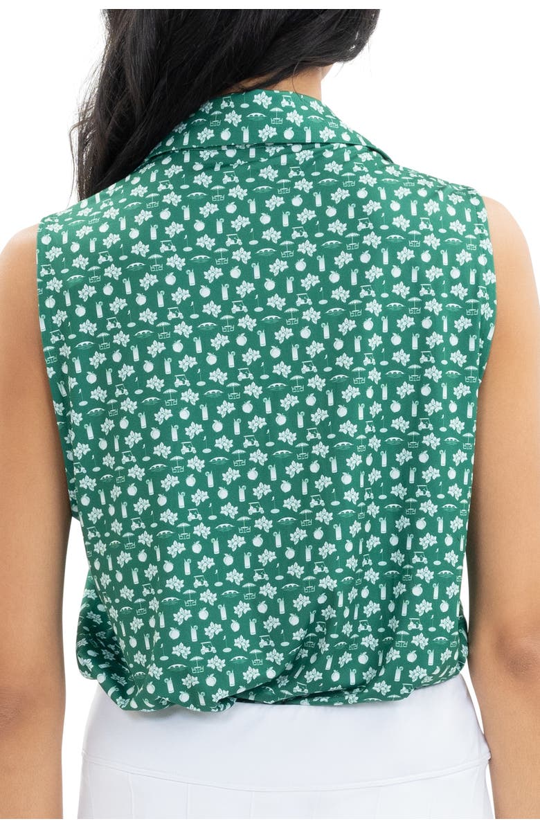 Kenny Flowers The Country Club - Ladies Sleeveless Golf Polo, Alternate, color, Green