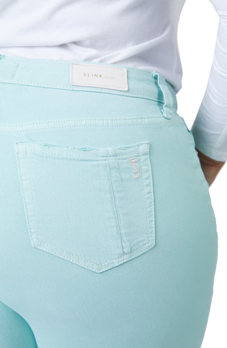 SLINK Jeans Cuffed Mid Rise Ankle Boyfriend Jeans, Alternate, color, 