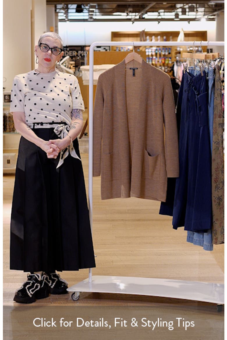 Raglan Sleeve Wool Cardigan video