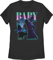 KPop Demon Hunters Women's KPop Demon Hunters Baby Saja Collage Graphic T-Shirt