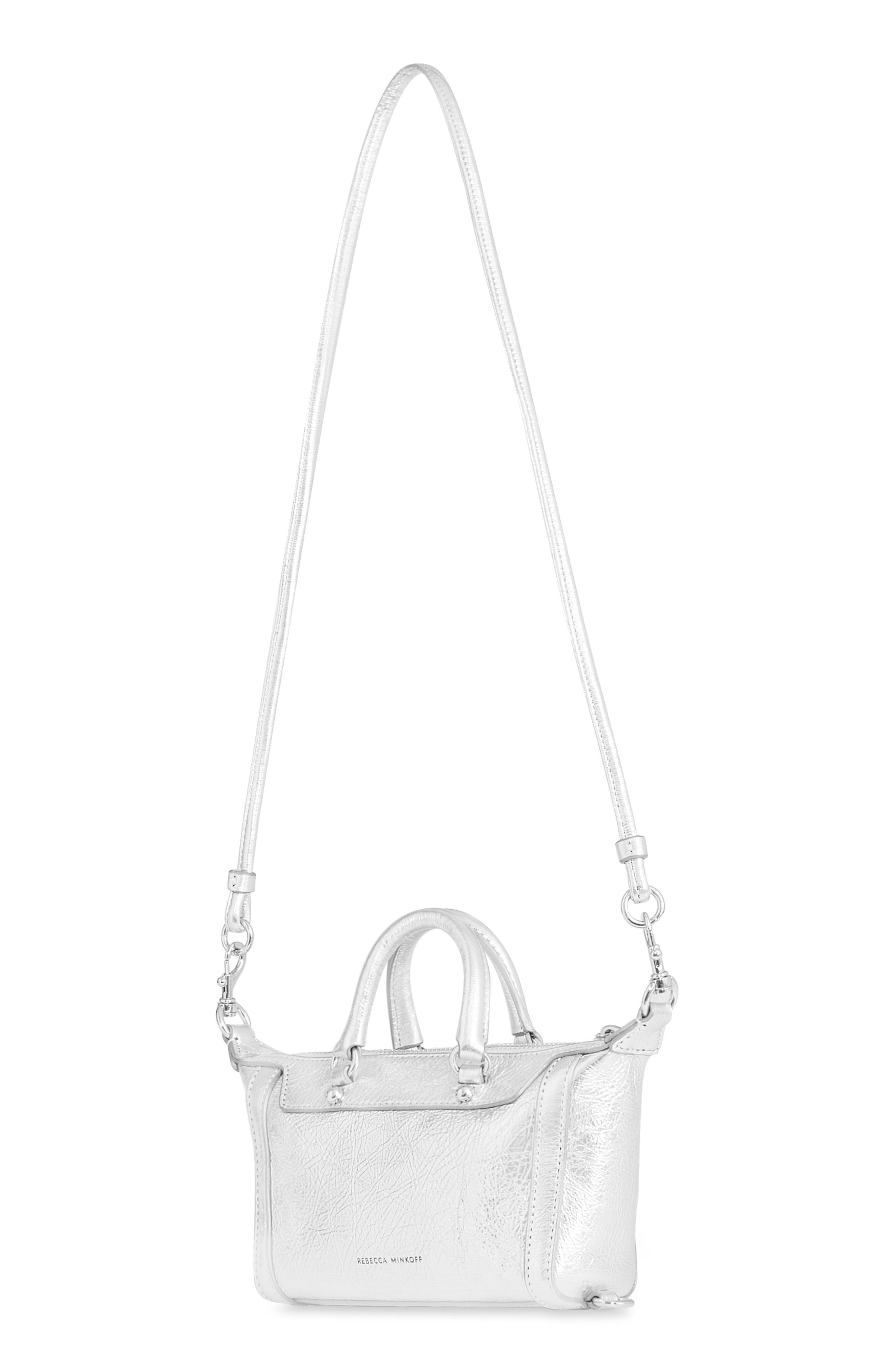 Rebecca Minkoff Micro Mini M.A.B. Leather Crossbody Bag, Alternate, color, 