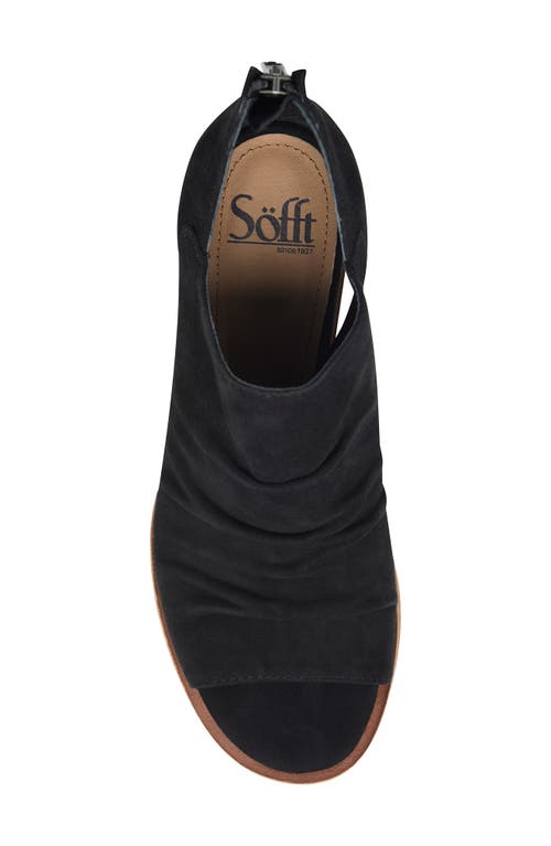 Söfft Catelyn Peep Toe Bootie In Animal Print