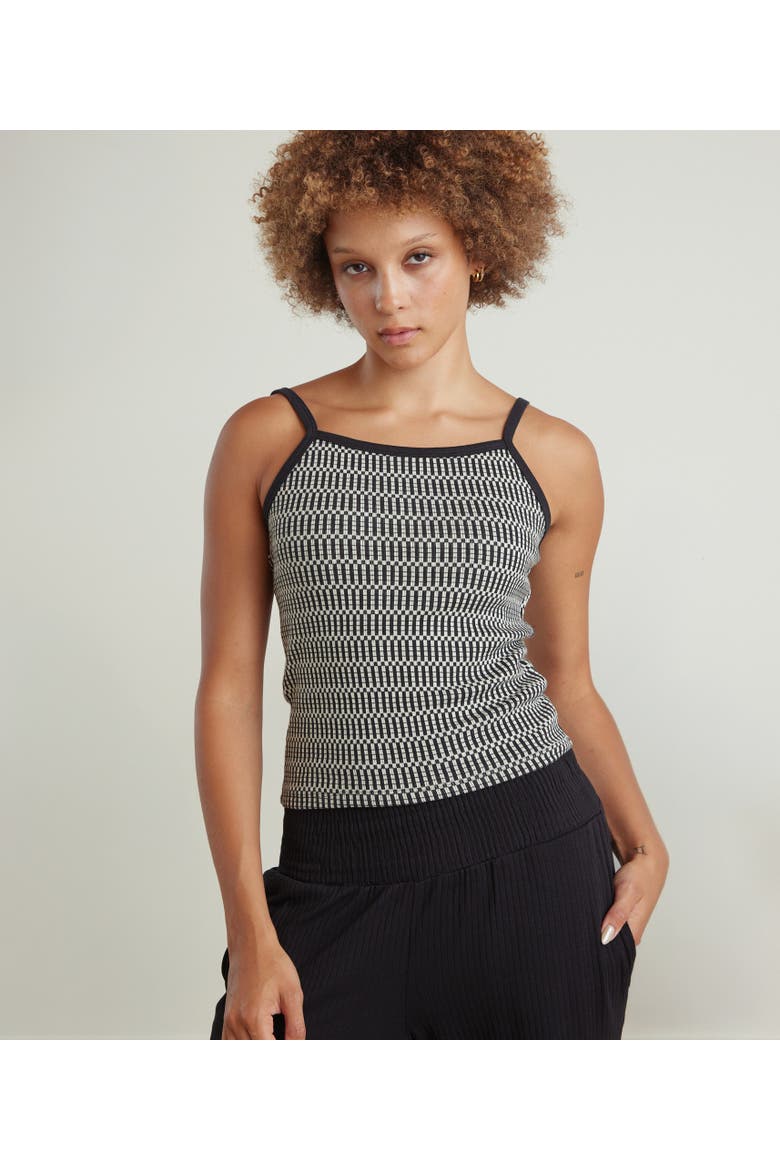Effie Tank, Main, color, Black Jacquard