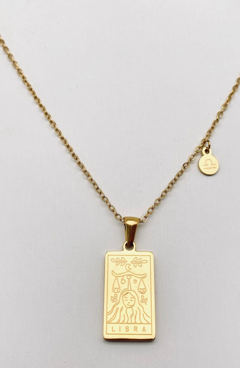 Zodiac Constellation Pendant Necklace