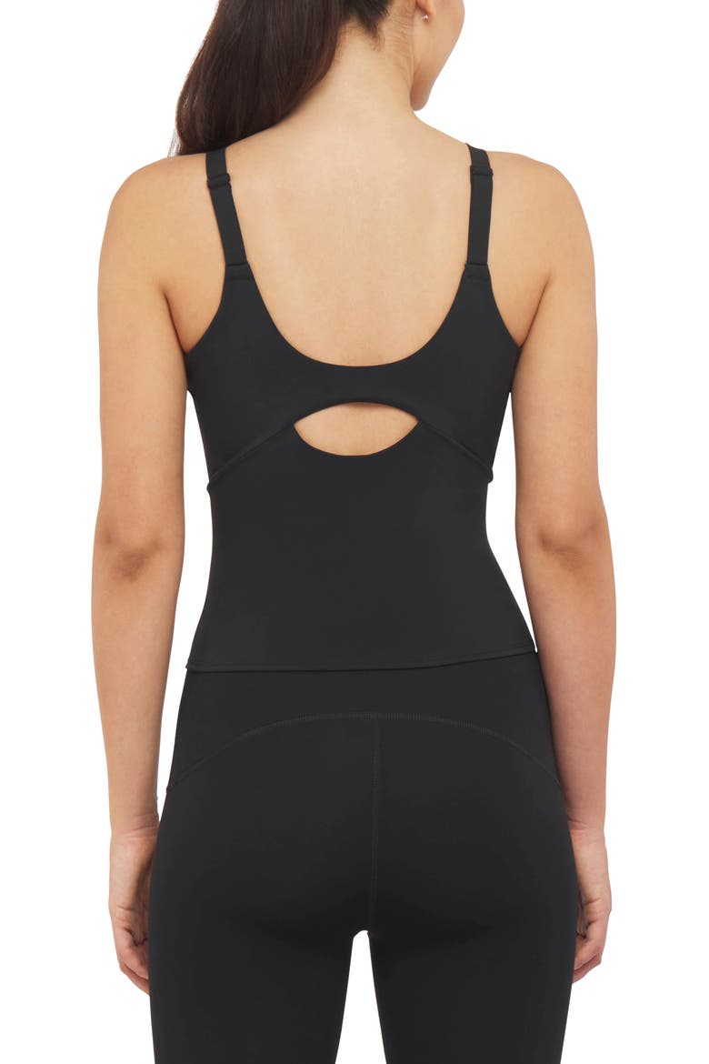 Power Boost Shelf Bra Tank, Alternate, color, VERY BLACK