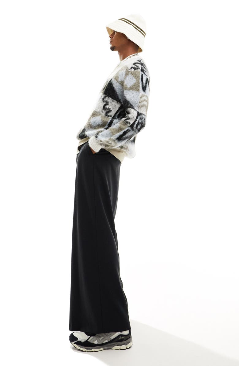 ASOS DESIGN Relaxed Fluffy Sweater, Alternate, color,