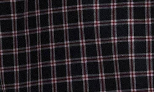 Brooklyn Industries Checkered Short Sleeve Cotton Button-up Shirt In Brown