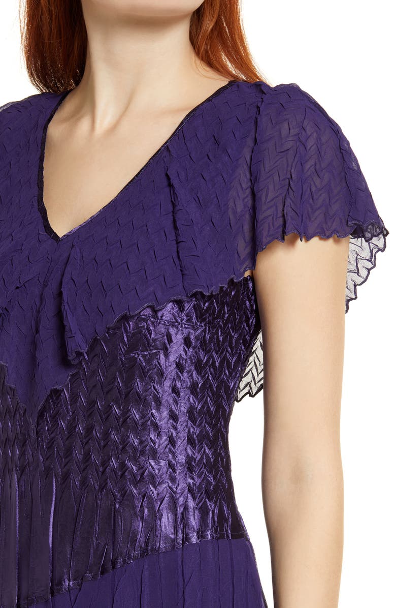 Komarov Ruffle Tiered Dress, Alternate, color, 