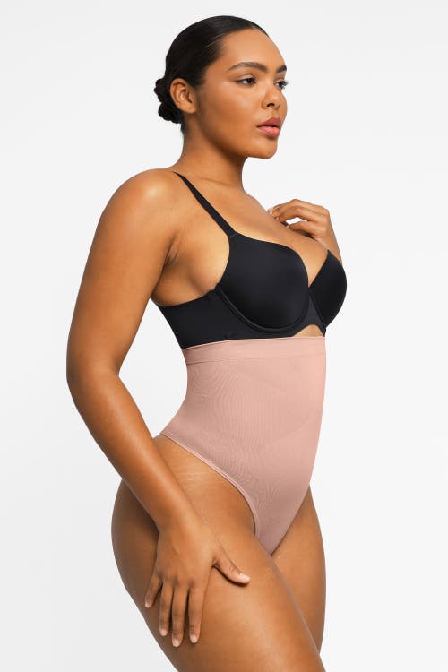 Shapellx Eco Contour Seamless Shaping Panty In Dark Skin