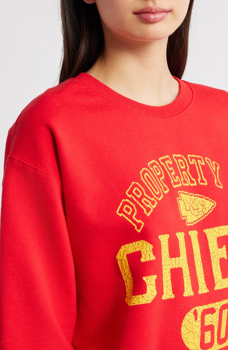 Junk Food NFL Chiefs Property Graphic Sweatshirt, Alternate, color, Red