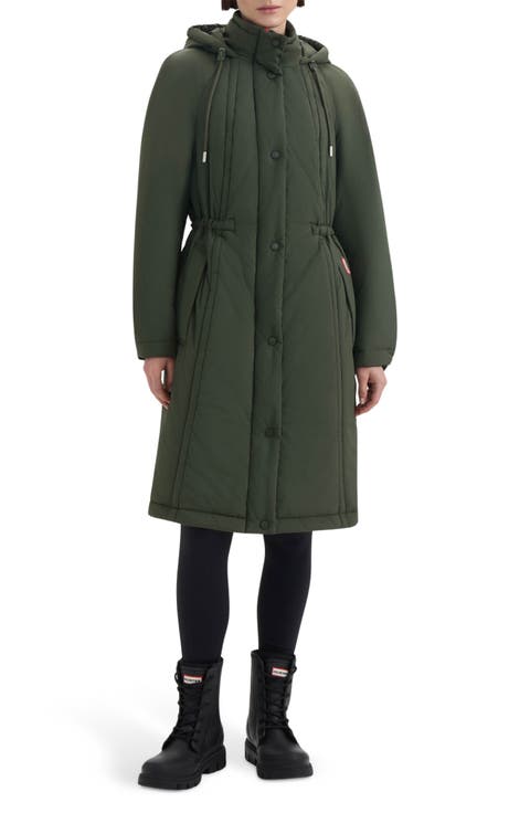 Isabelle Water Repellent Crinkle Padded Coat