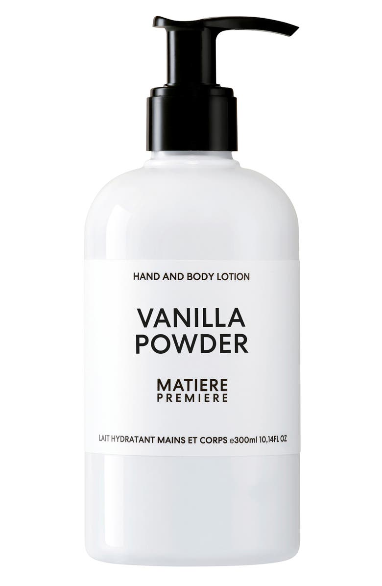 MATIERE PREMIERE Vanilla Powder Hand & Body Lotion, Main, color, 