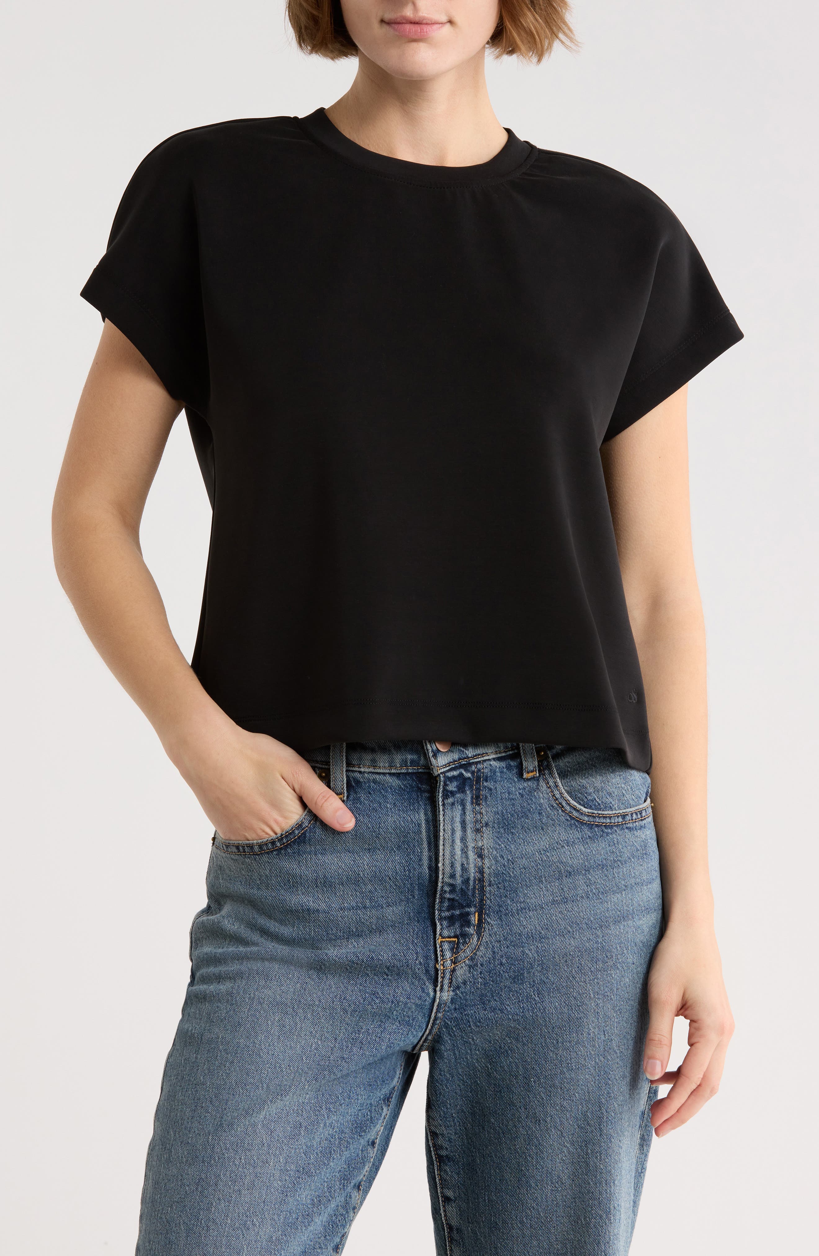 Scotch & Soda Curved Sleeve T-Shirt
