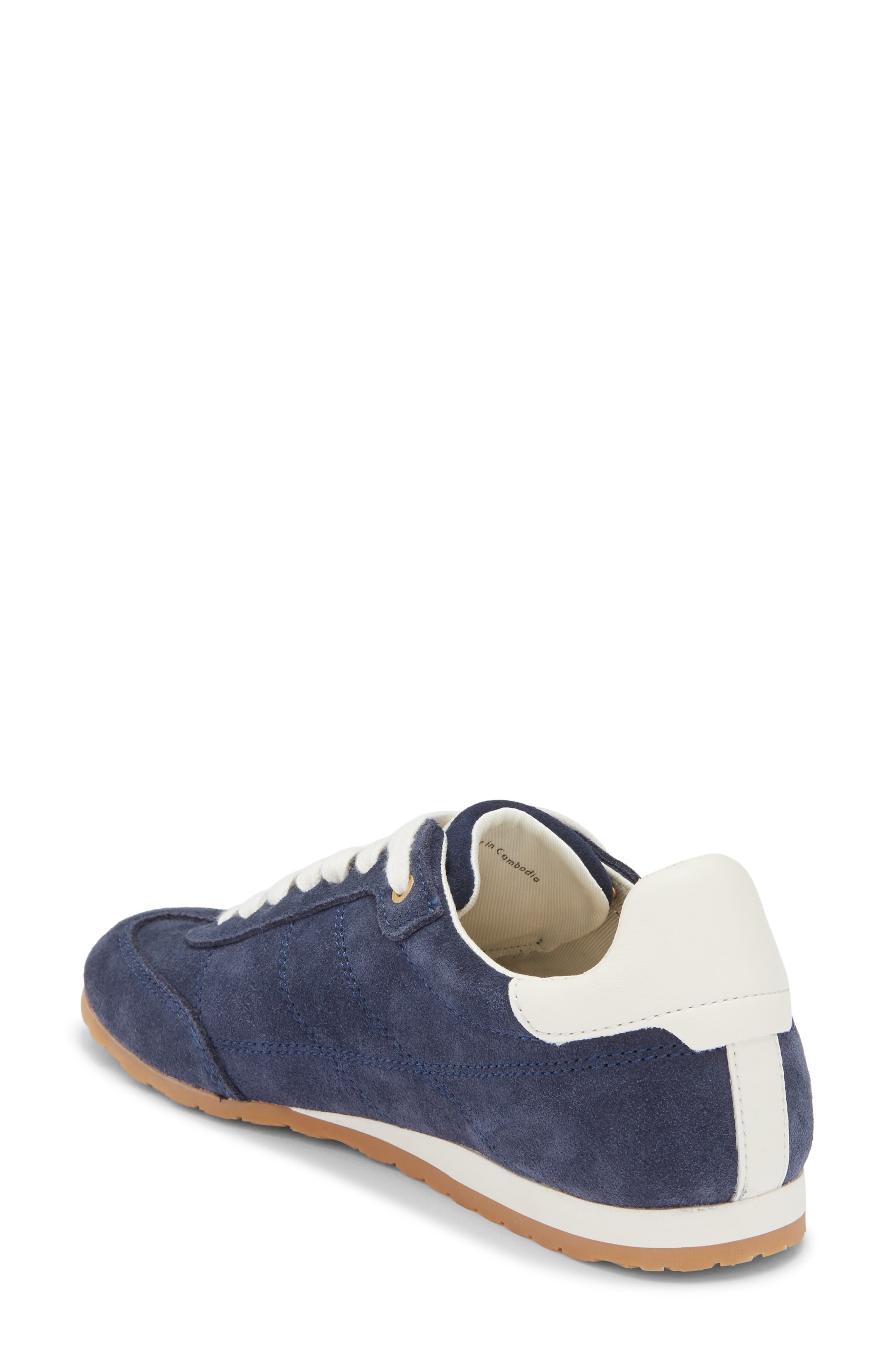 Dolce Vita Diane Sneaker, Alternate, color, Navy Suede